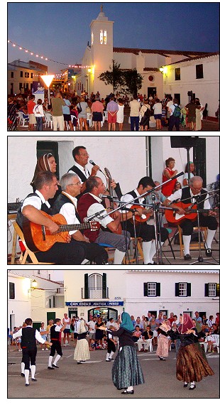 Folk dances in Fornells