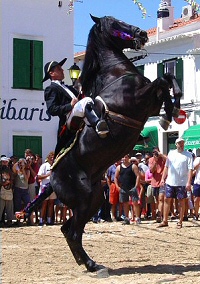 Fiestas de caballos en Es Mercadal y en Fornells